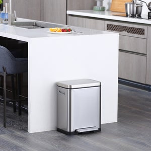 Eko X Cube Stainless Steel Pedal Bin