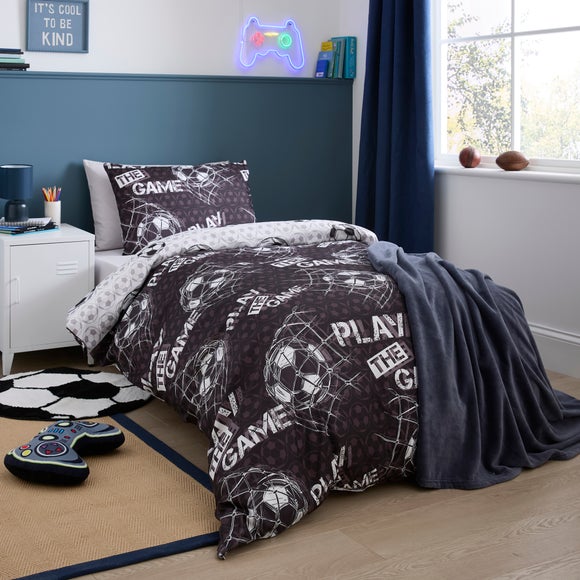 Play the Game Football Quilt Cover and Pillowcase Set