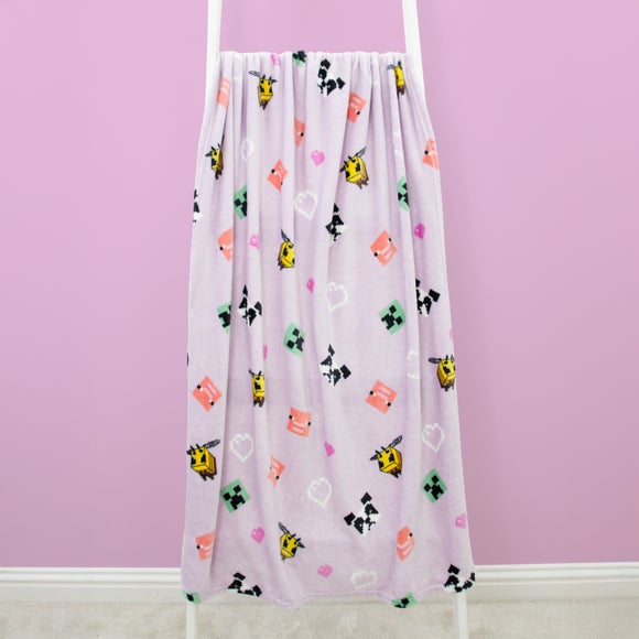 Minecraft Closeup Fleece Blanket