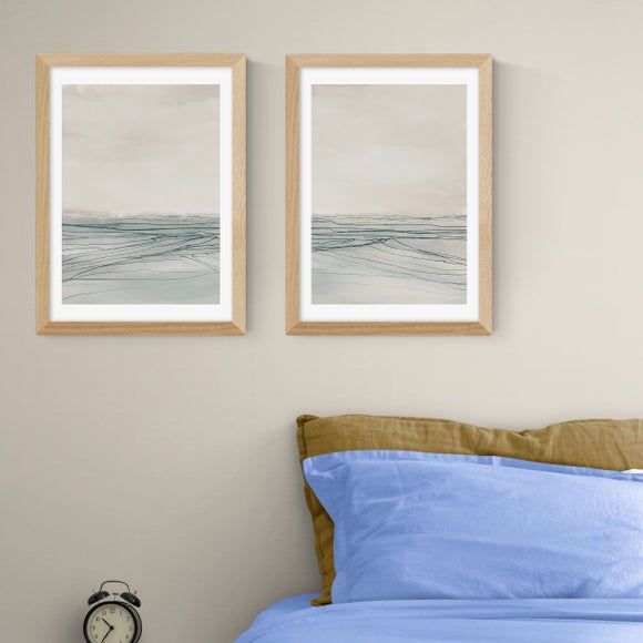 East End Prints Set of 2 Still Sea Prints