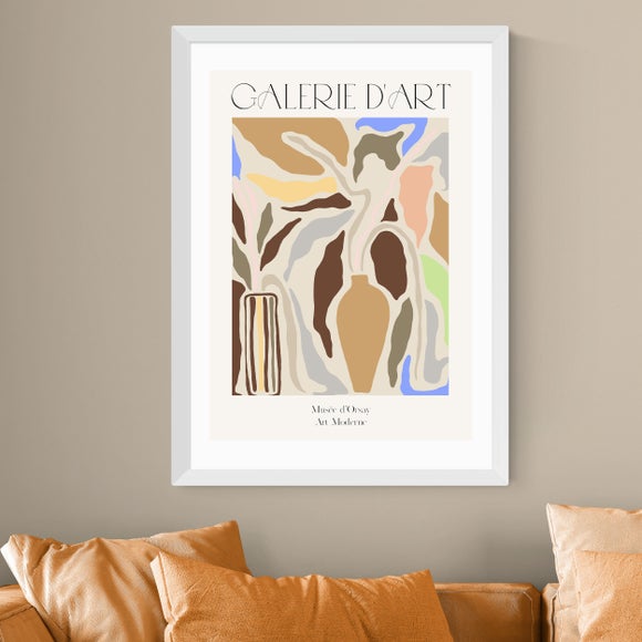 East End Prints Abstract Pottery Print