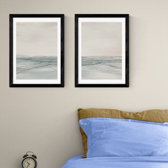 East End Prints Set Of 2 Still Sea Prints