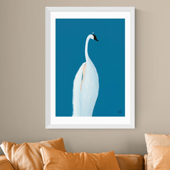 East End Prints Swan Maybe Print