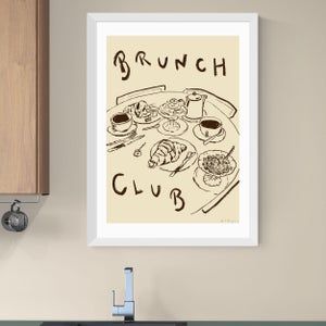 East End Prints Brunch Club Print