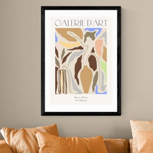 East End Prints Abstract Pottery Print