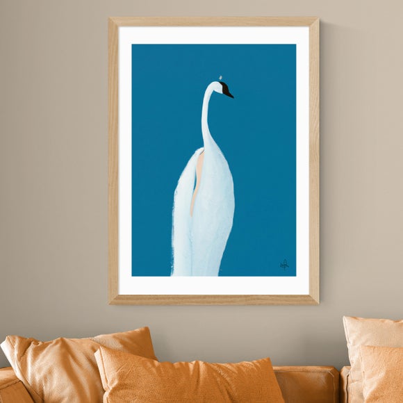 East End Prints Swan Maybe Print