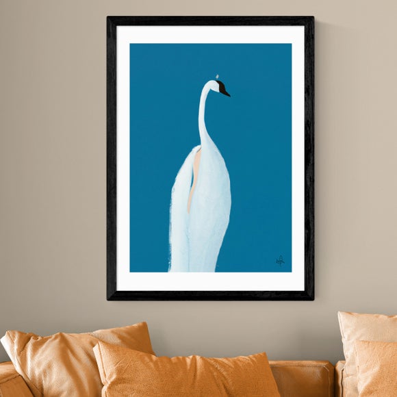 East End Prints Swan Maybe Print