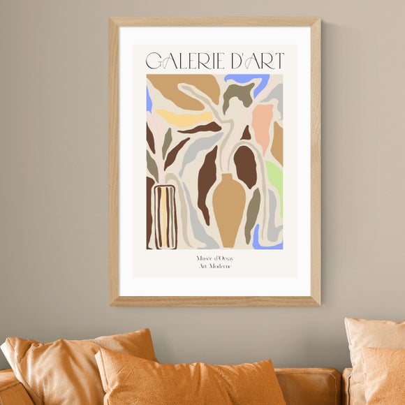 East End Prints Abstract Pottery Print