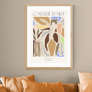East End Prints Abstract Pottery Print