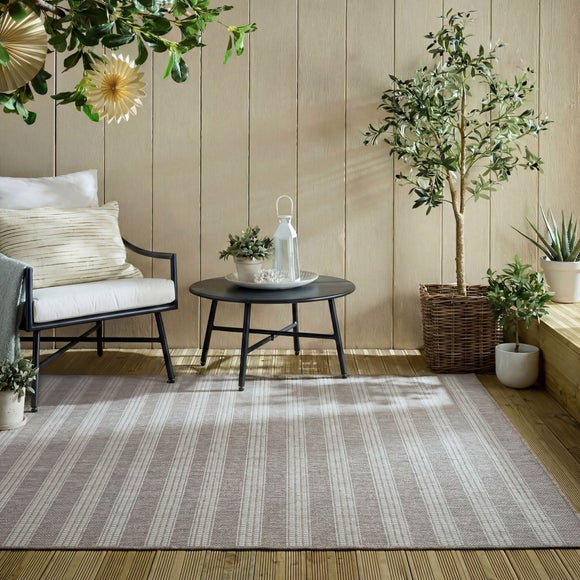Striped Indoor Outdoor Rug