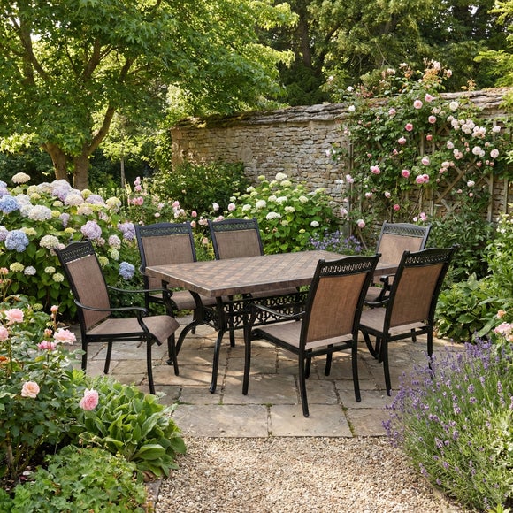 View Roselane Rectangular Table With 6 Montrose Chairs View Roselane Rectangular Table With 6 Montrose Chairs
