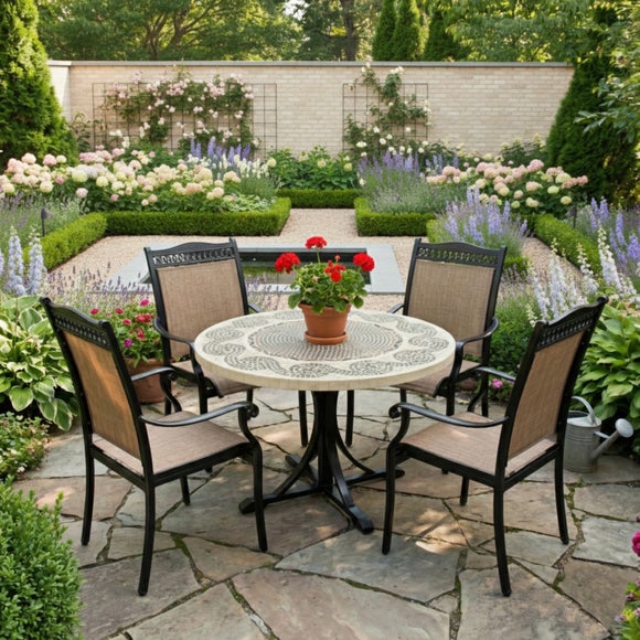 Arlington Dining Table With 4 Montrose Chairs