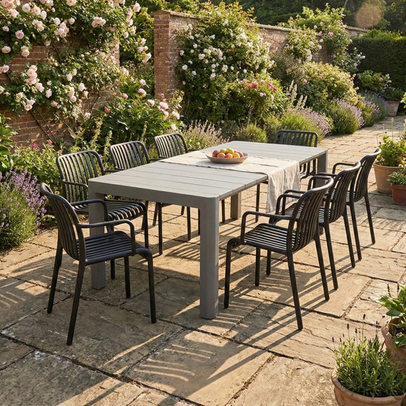 View Modura Henrik Rectangular Dining Table With 8 Alma Armchairs View Modura Henrik Rectangular Dining Table With 8 Alma Armchairs