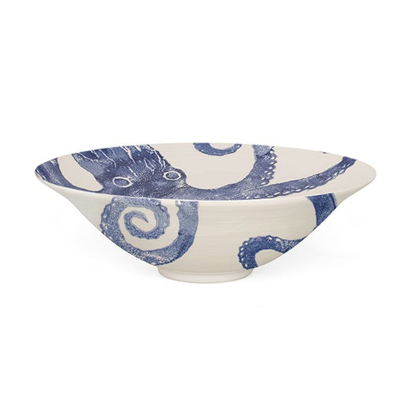 BlissHome Creatures Octopus Ceramic Salad Bowl
