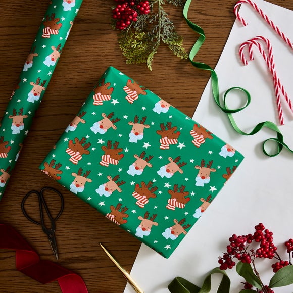 12m Reindeer Wrapping Paper