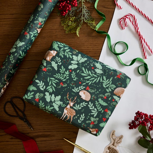 12m Woodland Hares Wrapping Paper