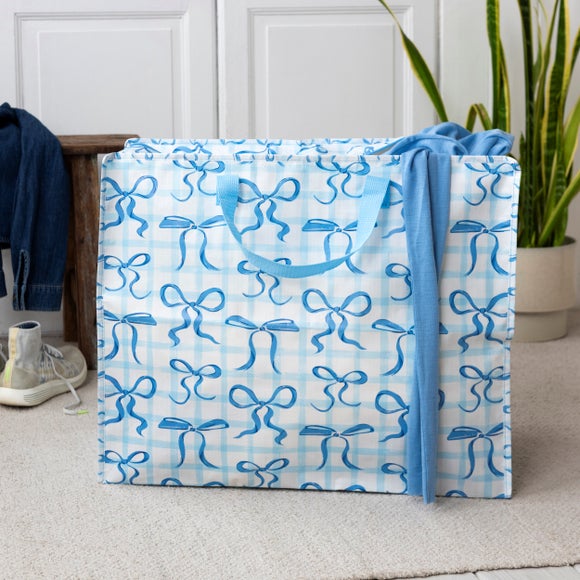 Blue Bows Jumbo Bag