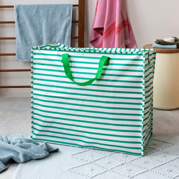 Green Striped Jumbo Bag