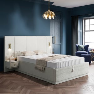 Hotel Boucle Ottoman Bed