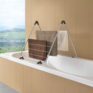 Metaltex Nevis Overthebath Laundry Airer Dryer