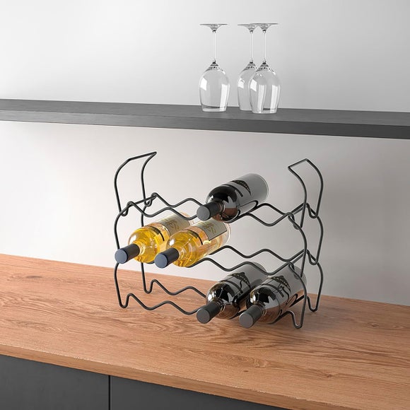Metaltex Stackable 12 Bottle Wine Rack