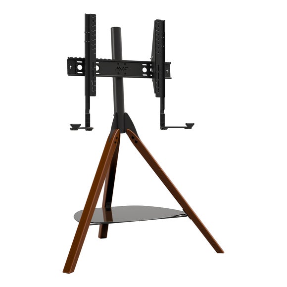 AVF Hoxton tripod TV stand from front side view