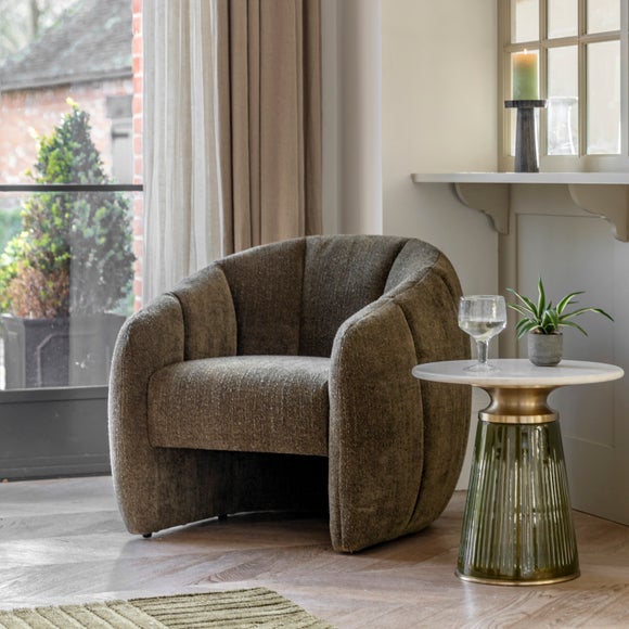 Return - Brea Fabric Tub Chair