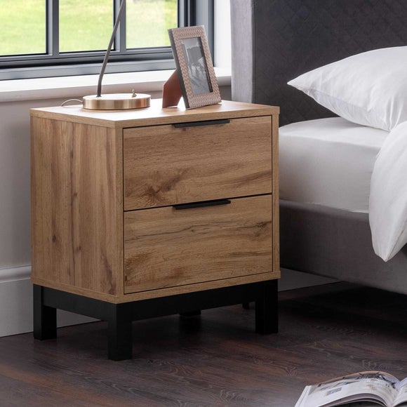 Return - Bali 2 Drawer Bedside Table