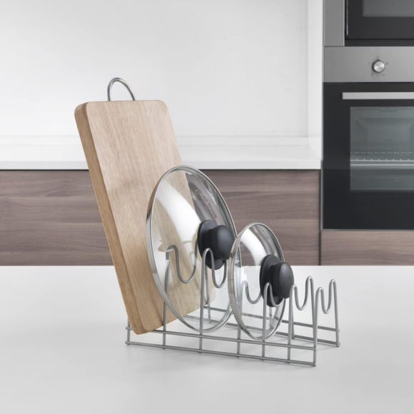 Metaltex Spacesaving Pot and Lid Holder