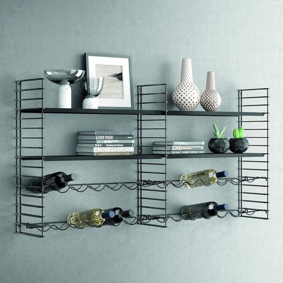 Click to view product details and reviews for Metaltex Tomada Book Shelves And Wine Rack.