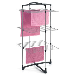 Metaltex 3 Tier Fortina Folding Laundry Tower Airer Dryer