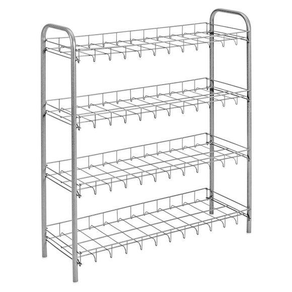 Metaltex Stainless Steel 4 Tier Shoe Rack