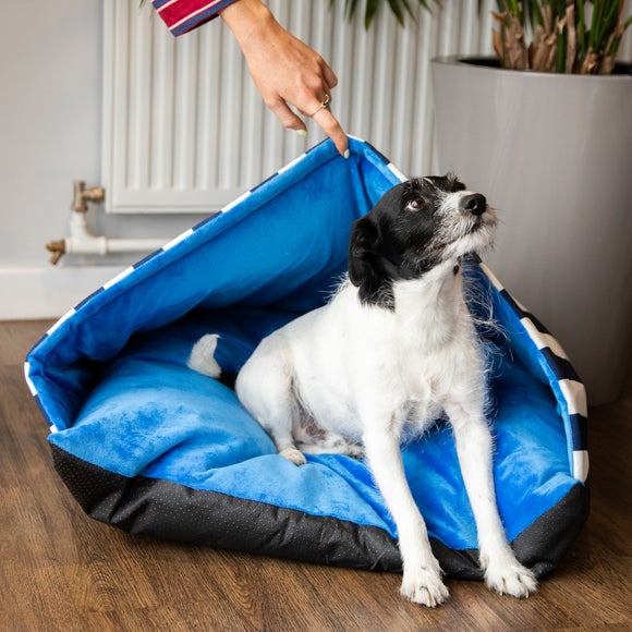 Click to view product details and reviews for Rosewood Blue Happy Hideout Pet Mattress.