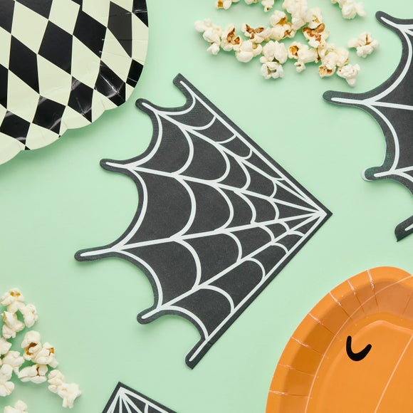 Hootyballoo 16 Cobweb Paper Napkins