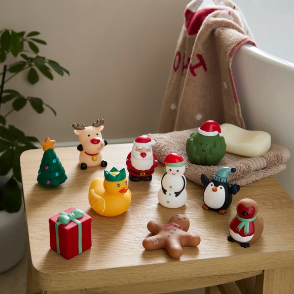Pack of 10 Christmas Bath Buddies