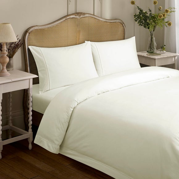 Dorma Luxuriously Soft 100% Brushed Cotton Duvet Cover & Pillowcase Set