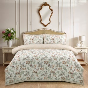 Dorma Woodland Robin Luxe 100 Brushed Cotton Duvet Cover & Pillowcase Set
