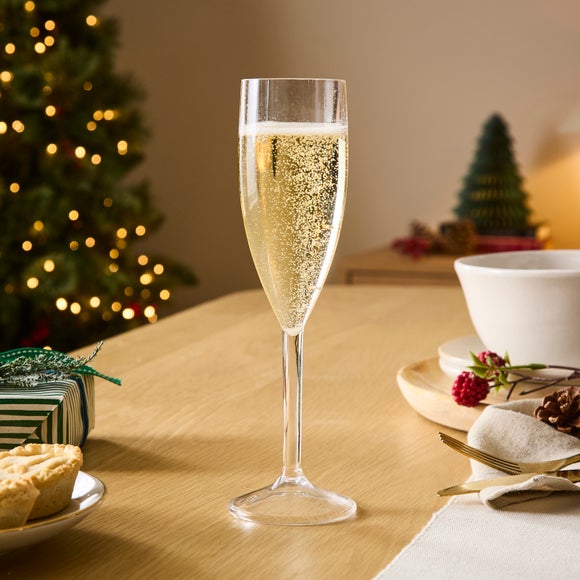 Reusable Plastic Champagne Flute