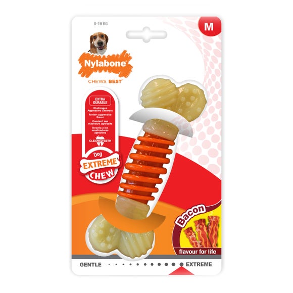 Nylabone Bacon Extreme Pro Action Dog Bone