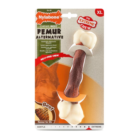 Nylabone Beef Extreme Femur Dog Bone