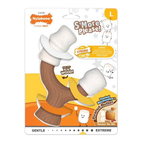 Nylabone Toasted Marshmallow Peanut Butter Dog Chew
