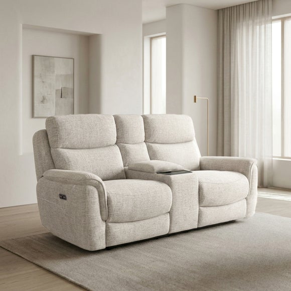 Elgin Power Recliner 2 Seater Sofa With Console