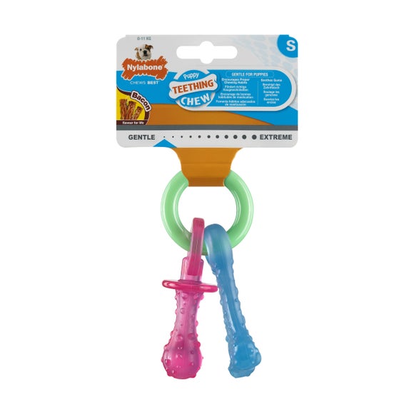 Nylabone Puppy Pacifier Bacon Dog Chew
