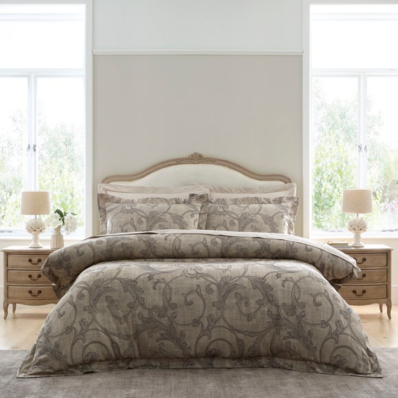View Dorma Adelina Tencel Duvet Cover & Pillowcase Set View Dorma Adelina Tencel Duvet Cover & Pillowcase Set