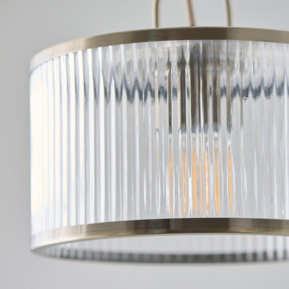 Photo 3 of Alyn Ribbed Adjustable Pendant Light