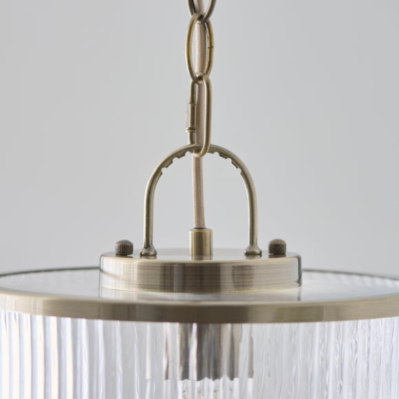 Photo 4 of Alyn Ribbed Adjustable Pendant Light