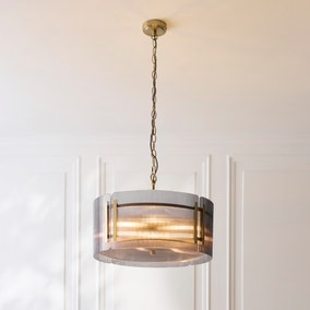 Veneto Ribbed 5 Light Adjustable Pendant Light
