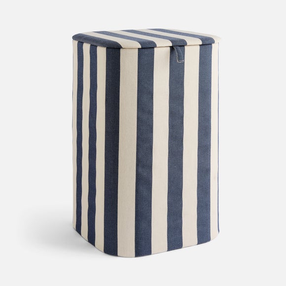Photo 3 of Modern Woven Stripe Laundry Hamper