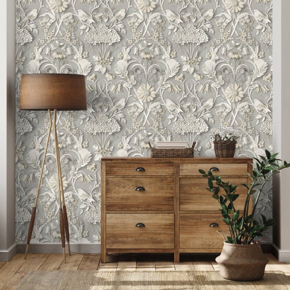 Woodland 3D Effect Wallpaper