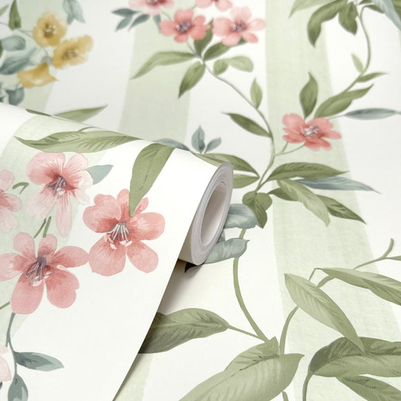 Photo 2 of Garden Stripe Wallpaper